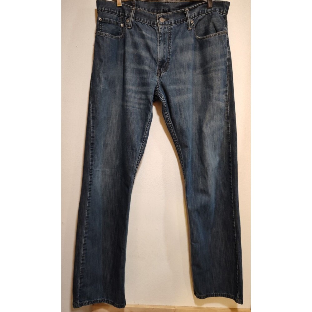 Levi's 514 Men Blue Jeans Size 36x34 Denim Cotton Straight Leg